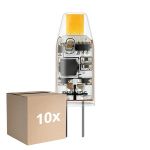 Mehrfachpackung 10x Philips LED Kapsel CorePro G4 Klar 1W 100lm - 827 Extra Warmweiß | Ersatz Für 10W 